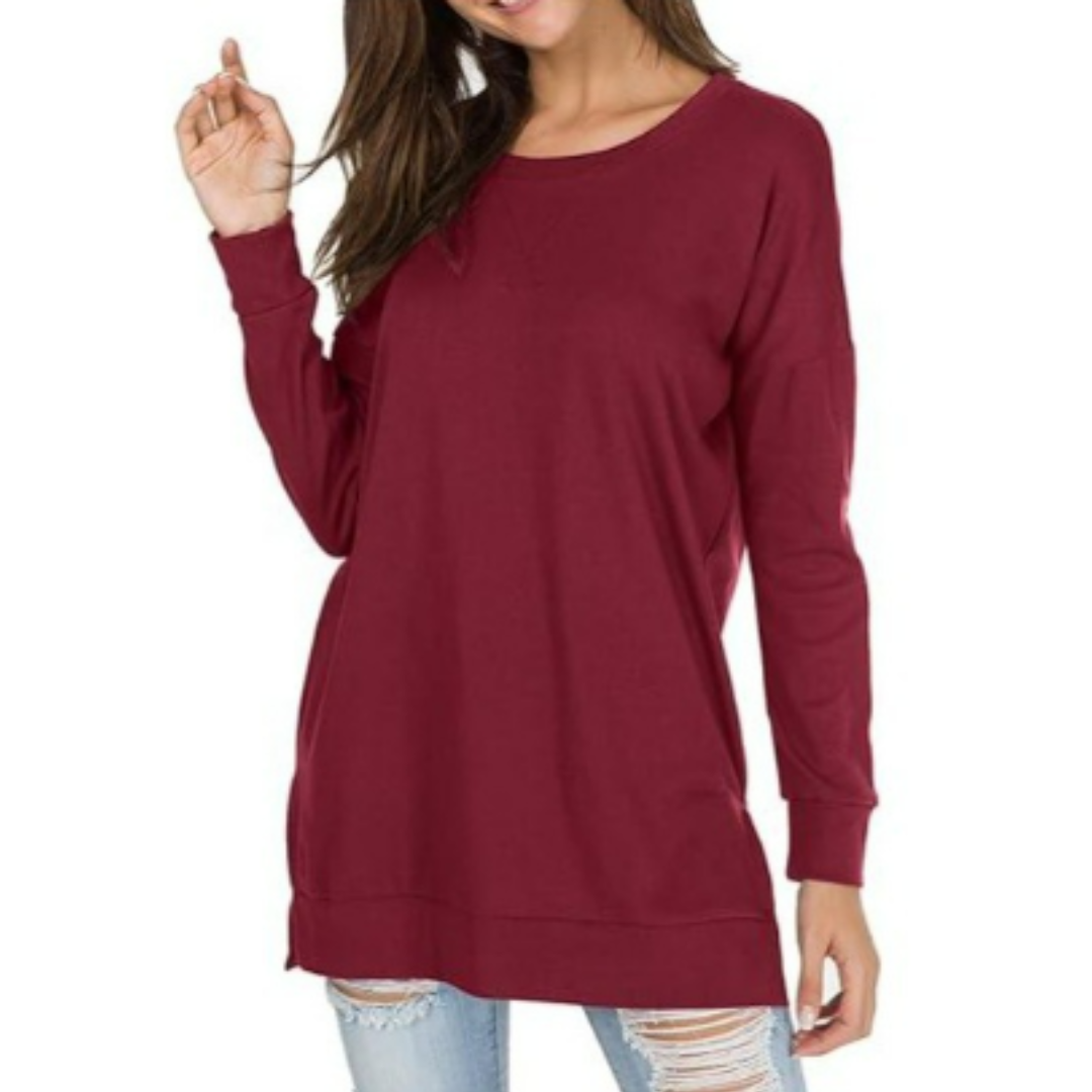 Baggy Pullover für Damen mit eleganter Passform