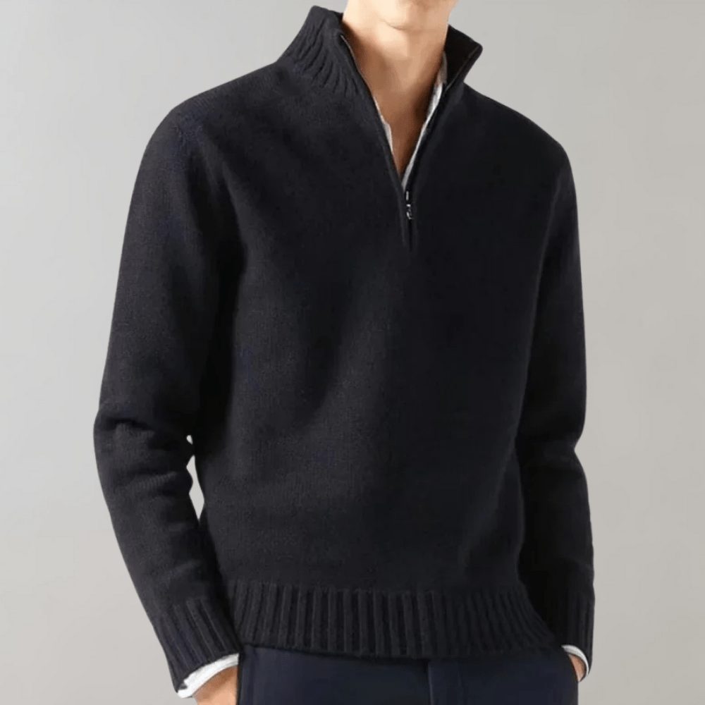 Augur | Lässiger Zip-Pullover für Herren