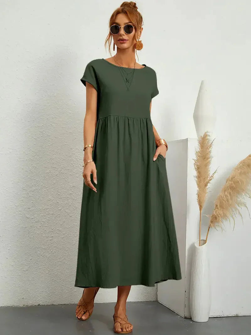 Antje | Lässiges langes Kleid für Damen