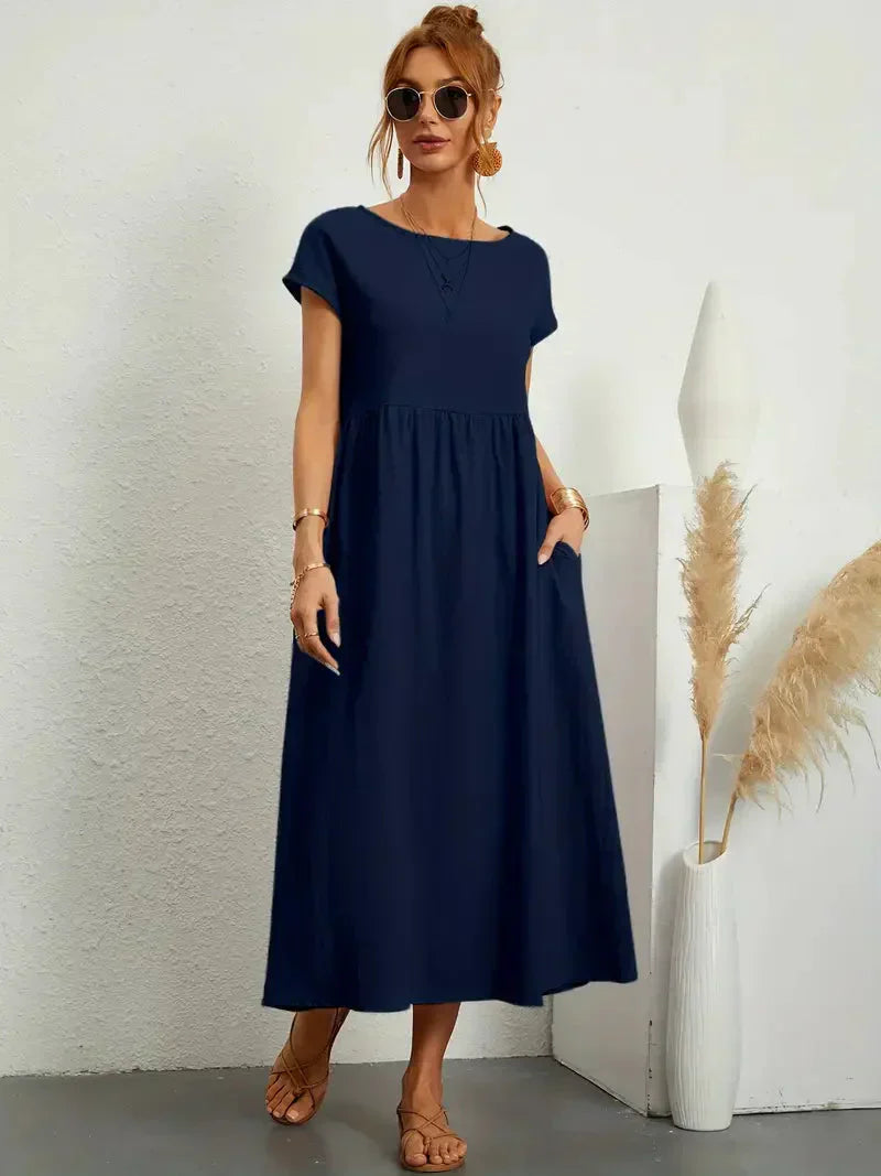 Antje | Lässiges langes Kleid für Damen