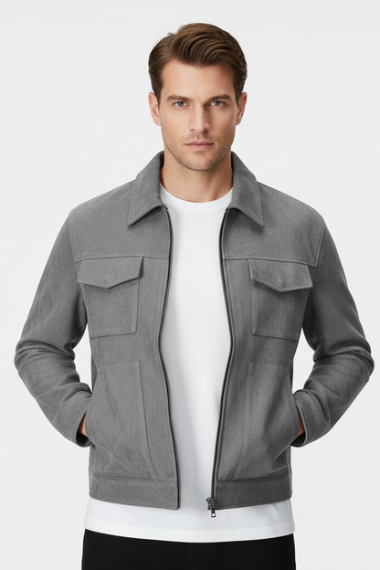 Cedric Herren Utility-Jacke – Eleganter Schutz für Jeden Tag 0
