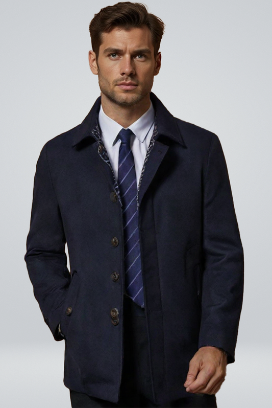 Dario Herren Wollmantel – Eleganter Stil für Kühle Wintertage 6