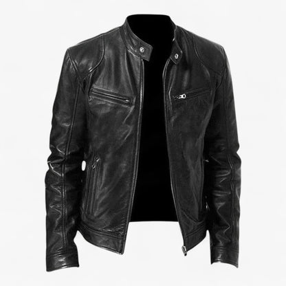 Darren Trendige Lederjacke für Modebewusste – Stilvolles Statement für jeden Anlass 0
