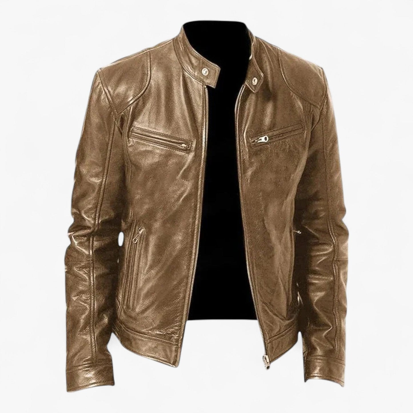 Darren Trendige Lederjacke für Modebewusste – Stilvolles Statement für jeden Anlass 10