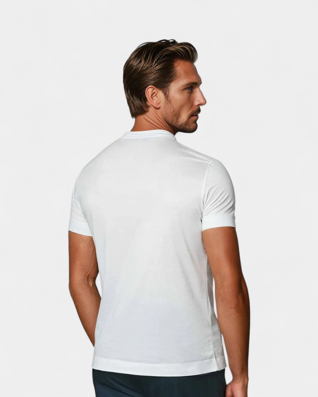 Fino Männer T-Shirt – Ultraweiche Supima-Baumwolle für Eleganz 1