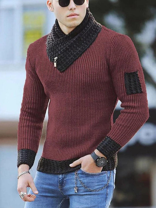 Bernex | Pullover mit Schalkragen für Herren