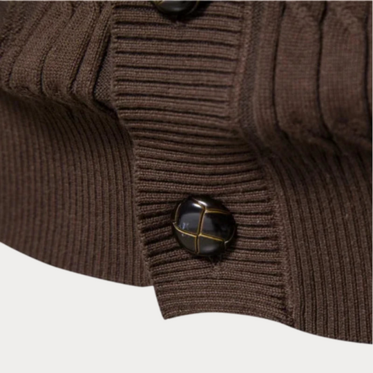 Christoph | Gemusterte Strickjacke für Herren