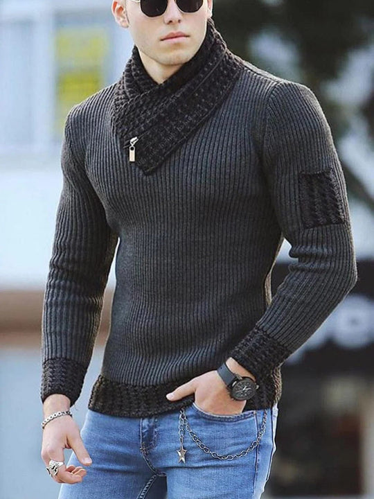 Bernex | Pullover mit Schalkragen für Herren