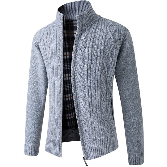 Bidz | Klassische Rollkragenjacke für Herren