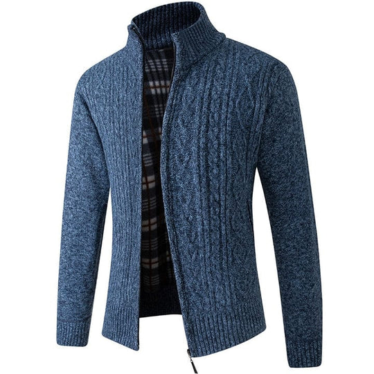 Bidz | Klassische Rollkragenjacke für Herren