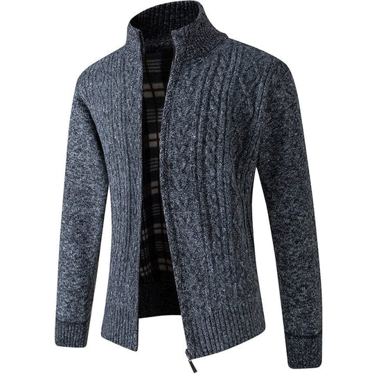 Bidz | Klassische Rollkragenjacke für Herren