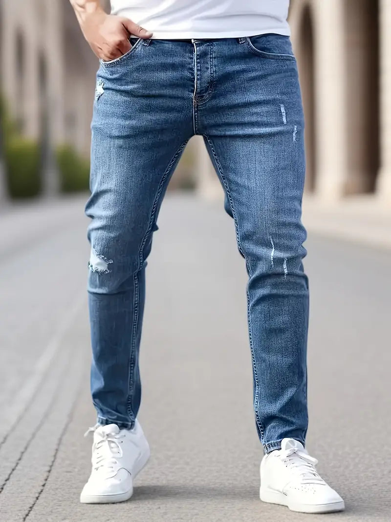 Jango Herren Slim-Fit-Jeans – Hochwertiger Denim für Alltagsstil 0