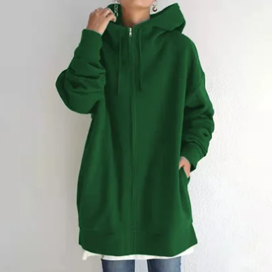 Kapuzenpullover mit Reißverschluss für Damen