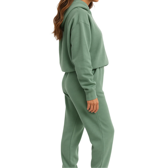 Kapuzenpullover und Jogginghose Set für Damen