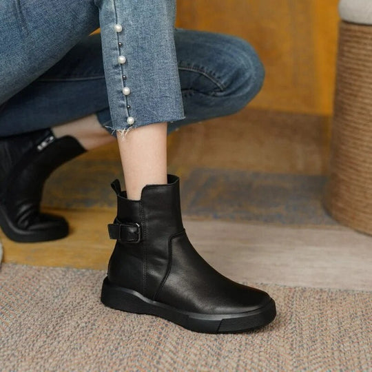 Knöchel Stiefel für Damen im Vintage-Stil