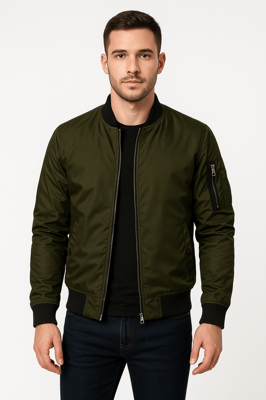 Kreative Herren-Bomberjacke – Leichtes Design für Stil und Komfort 1