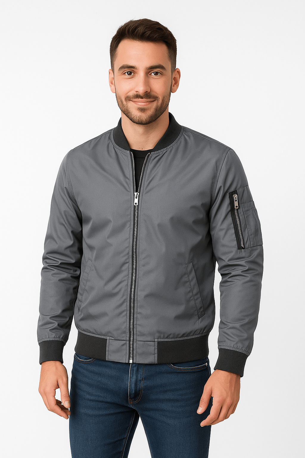 Kreative Herren-Bomberjacke – Leichtes Design für Stil und Komfort 3