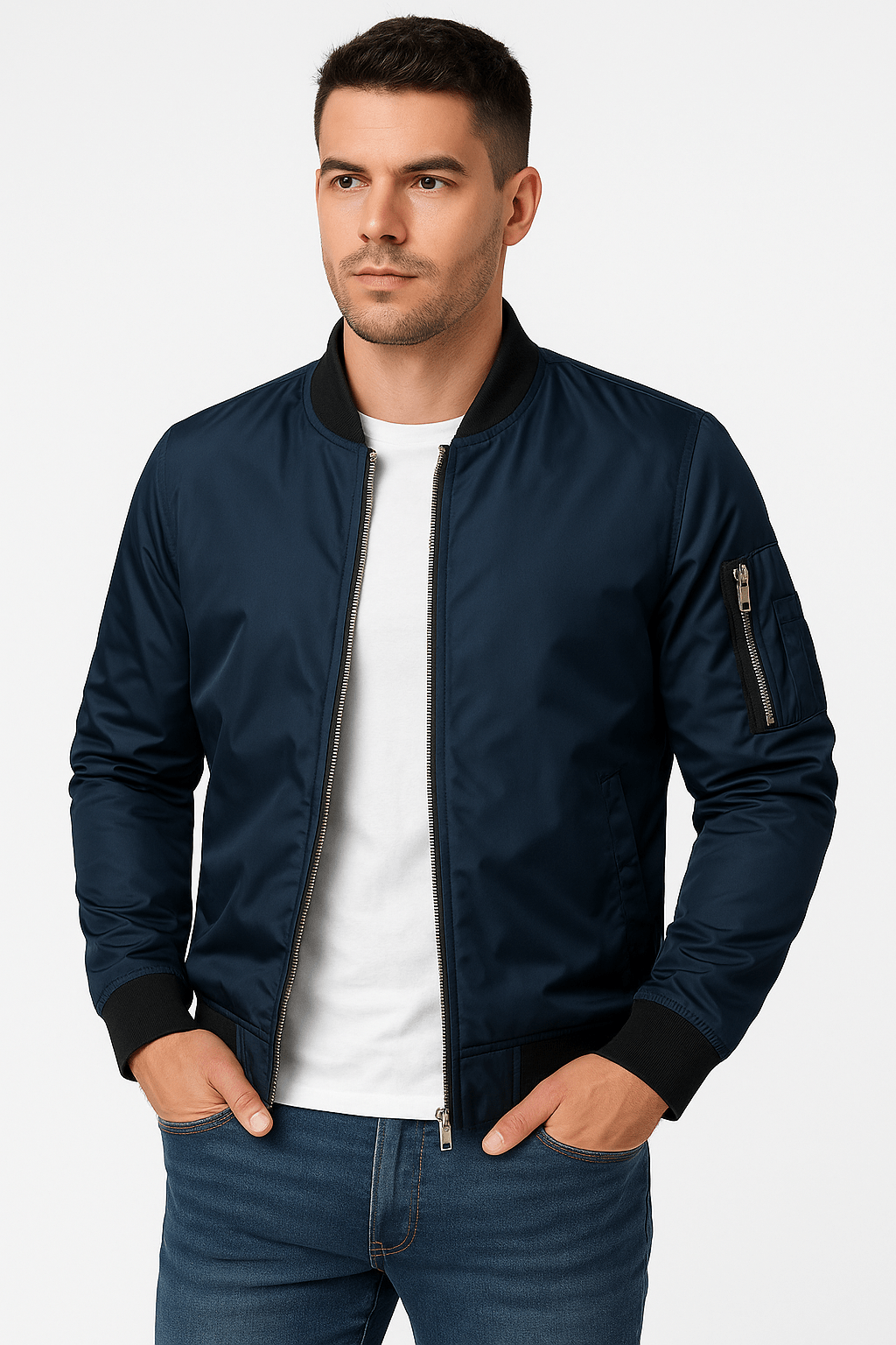 Kreative Herren-Bomberjacke – Leichtes Design für Stil und Komfort 5