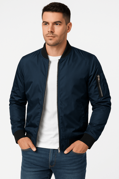 Kreative Herren-Bomberjacke – Leichtes Design für Stil und Komfort 5