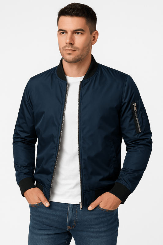 Kreative Herren-Bomberjacke – Leichtes Design für Stil und Komfort 5