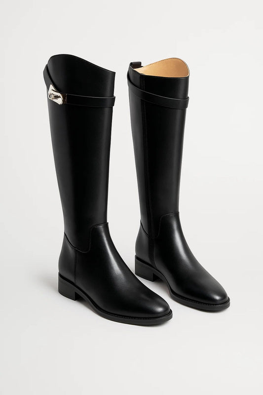 Kylie Damenstiefel – Elegantes Design mit Schnallenverschluss für stilvolle Herbstlooks 0