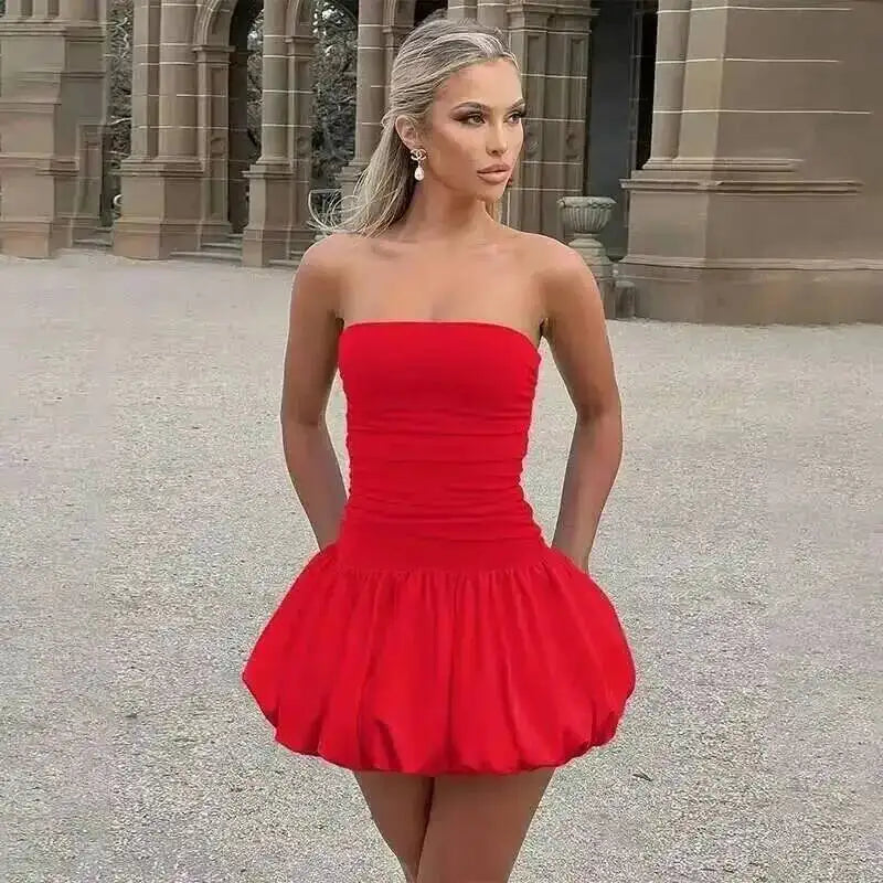 Lara Women's Elegant Mini Dress – Flared A-Line Design for Special Occasions 6