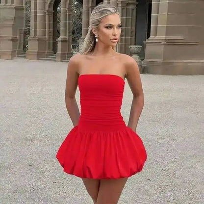 Lara Women's Elegant Mini Dress – Flared A-Line Design for Special Occasions 6