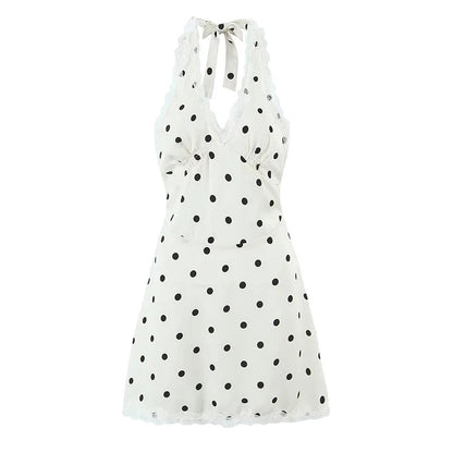 Lara Women's Lace Mini Cocktail Dress – Sensual Open Back Elegance 2
