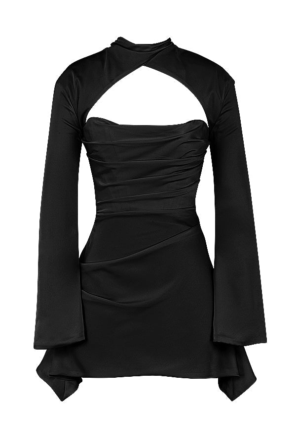 Lina Women's Chic Mini Dress – Modern Cut-Out Elegance 6