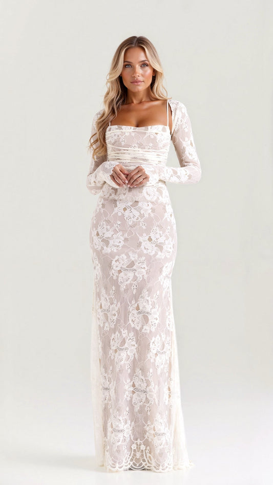 Lina Women's Elegant Dress – Fitted Corset Design for Summer Events 0
