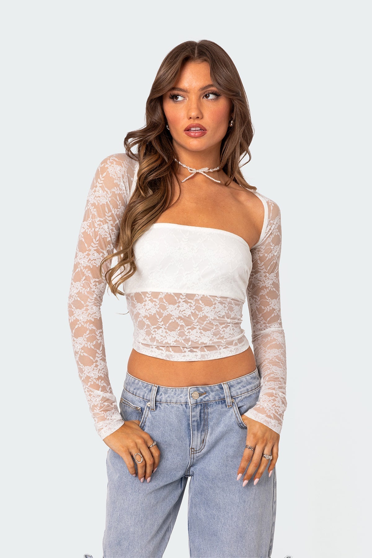 Livia Damen Spitzenoberteil – Elegante Romantik für Vielseitige Looks 9