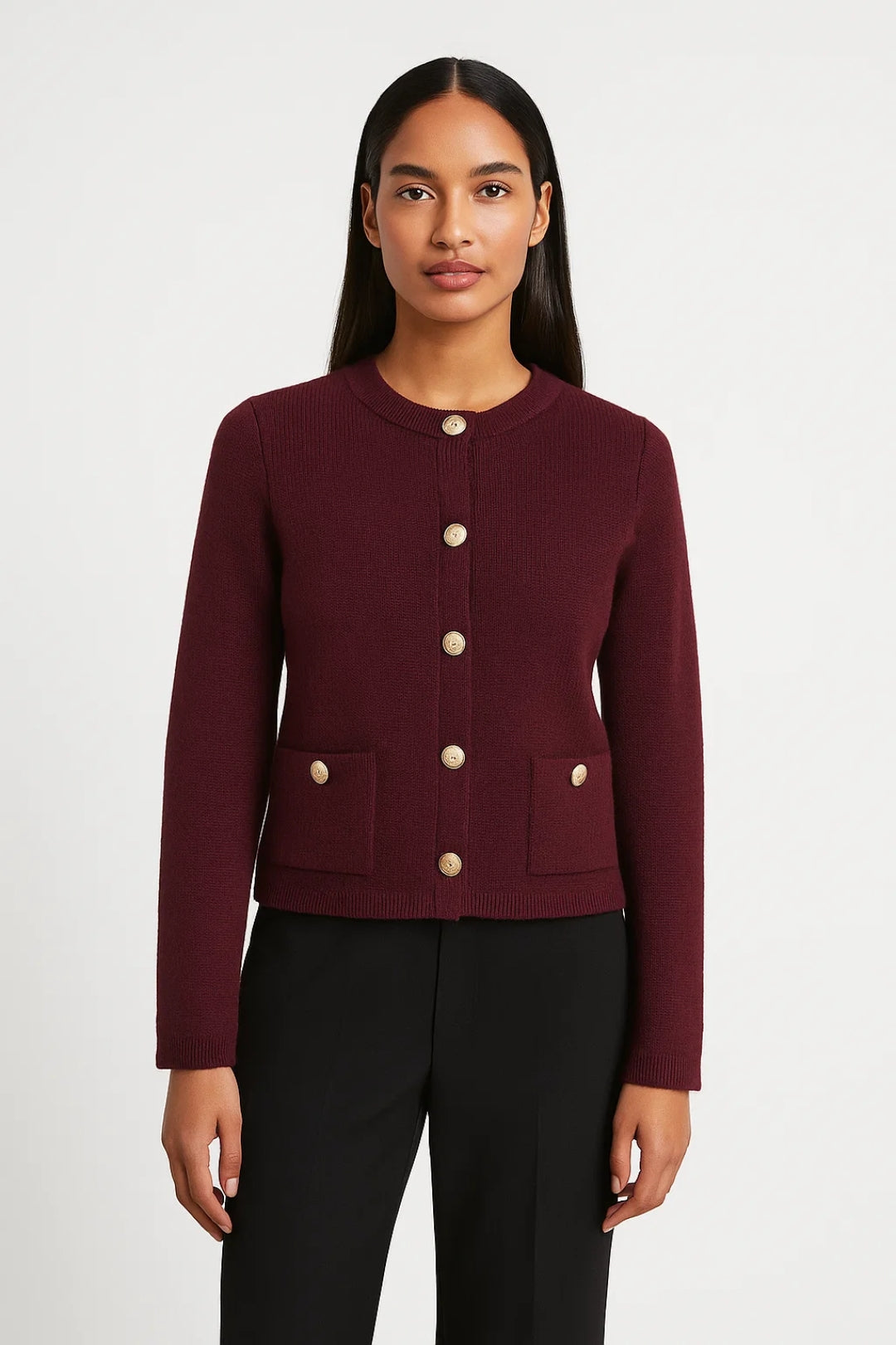 Luna Damen-Cardigan – Klassischer Stil für elegante Wintertage 1