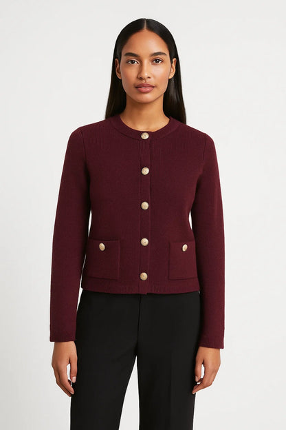 Luna Damen-Cardigan – Klassischer Stil für elegante Wintertage 1