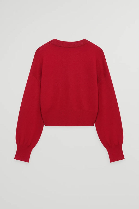 Luna Damen Cardigan – Verspielt mit Herzknöpfen und modernem Look 1