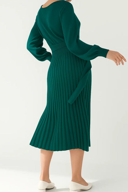 Luna Damen Midikleid – Eleganter Faltenrock für Festliche Anlässe 2