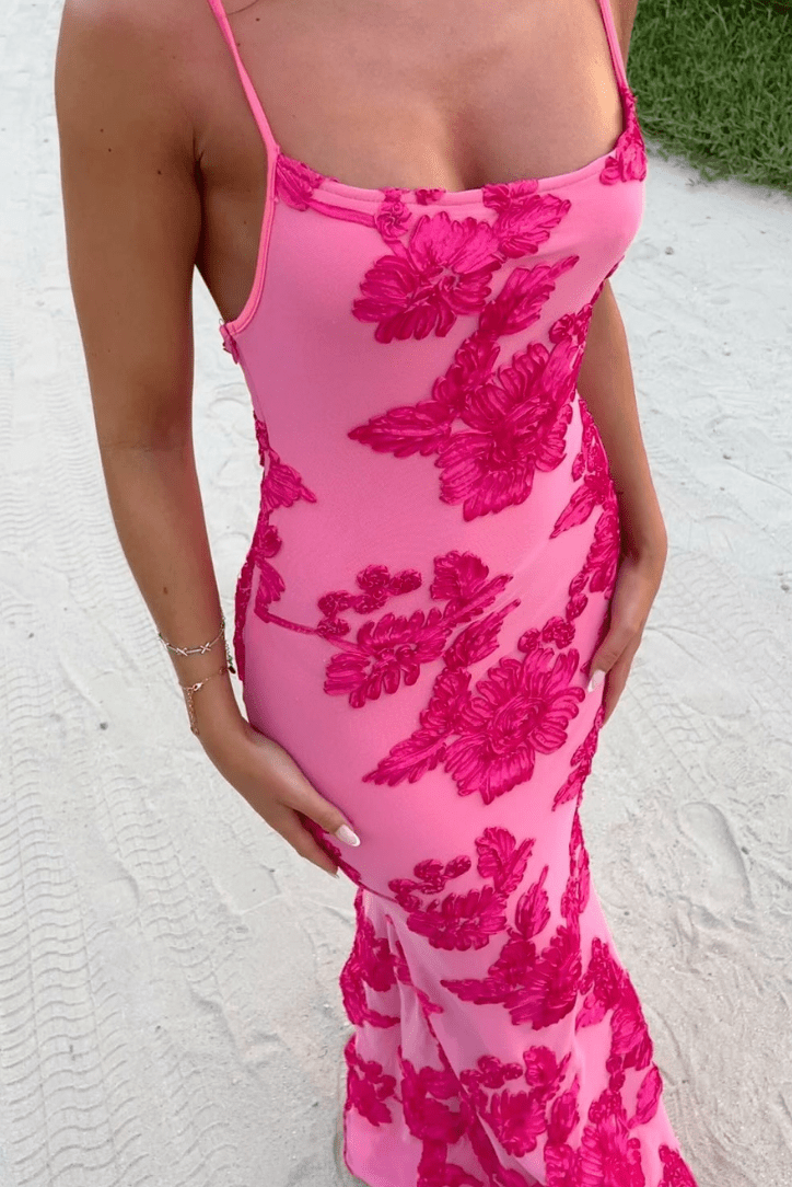 Luna Frauen Maxikleid – Figurbetonte Silhouette für Sommerabende 4