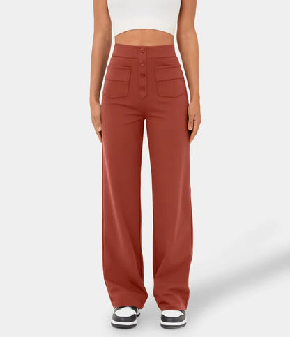 Luna Trendy Hose für Modebewusste – Modernes Knopfleisten-Design für Stil und Komfort 1
