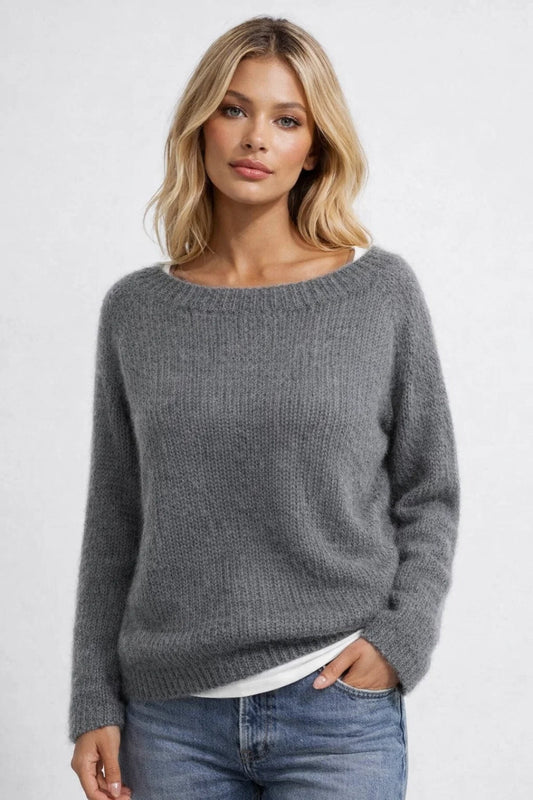 Luna Women's Cozy Knit Sweater – Soft Comfort for Everyday Style 0