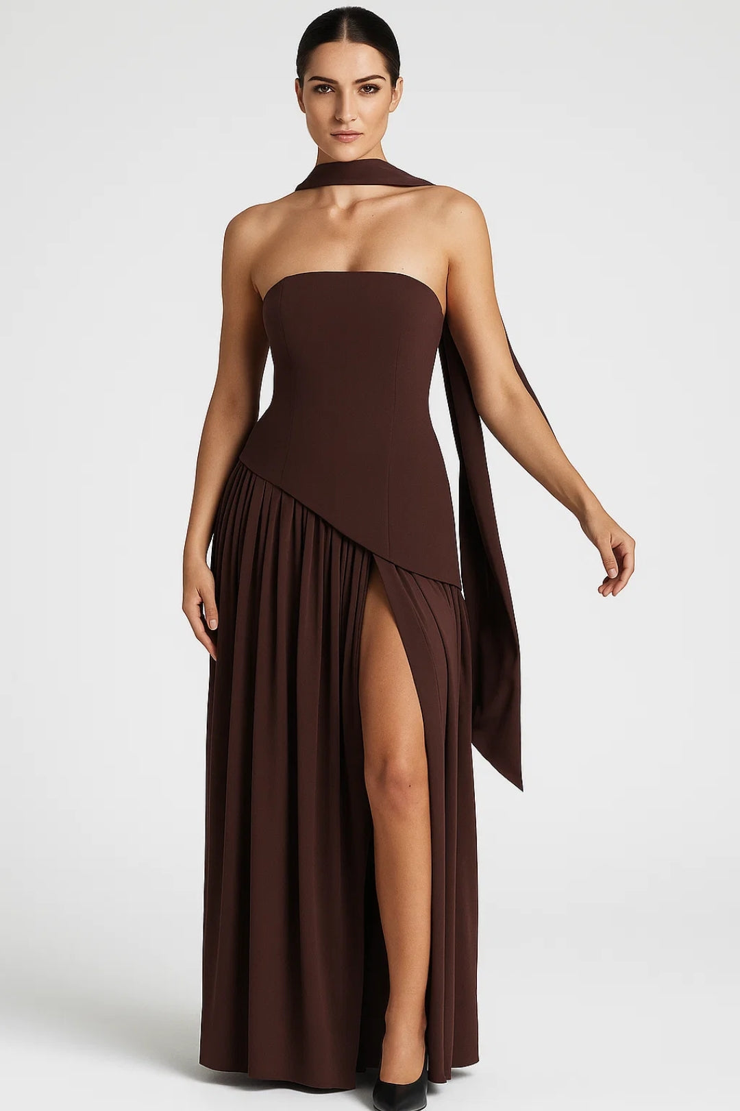 Lunara Damen Maxikleid – Elegantes Trägerloses Design für Sommerfestlichkeiten 0