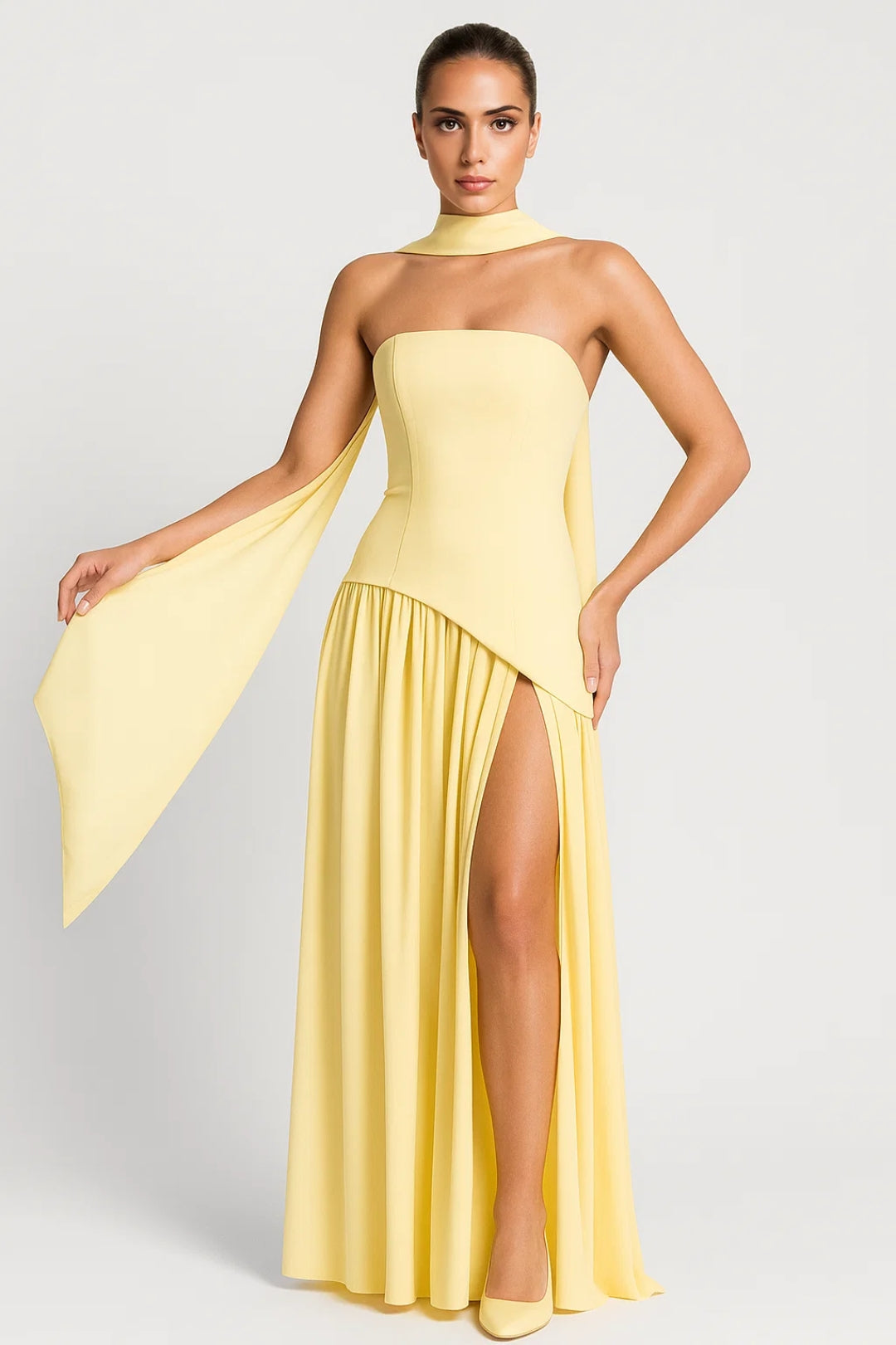 Lunara Damen Maxikleid – Elegantes Trägerloses Design für Sommerfestlichkeiten 6