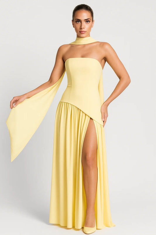 Lunara Damen Maxikleid – Elegantes Trägerloses Design für Sommerfestlichkeiten 6