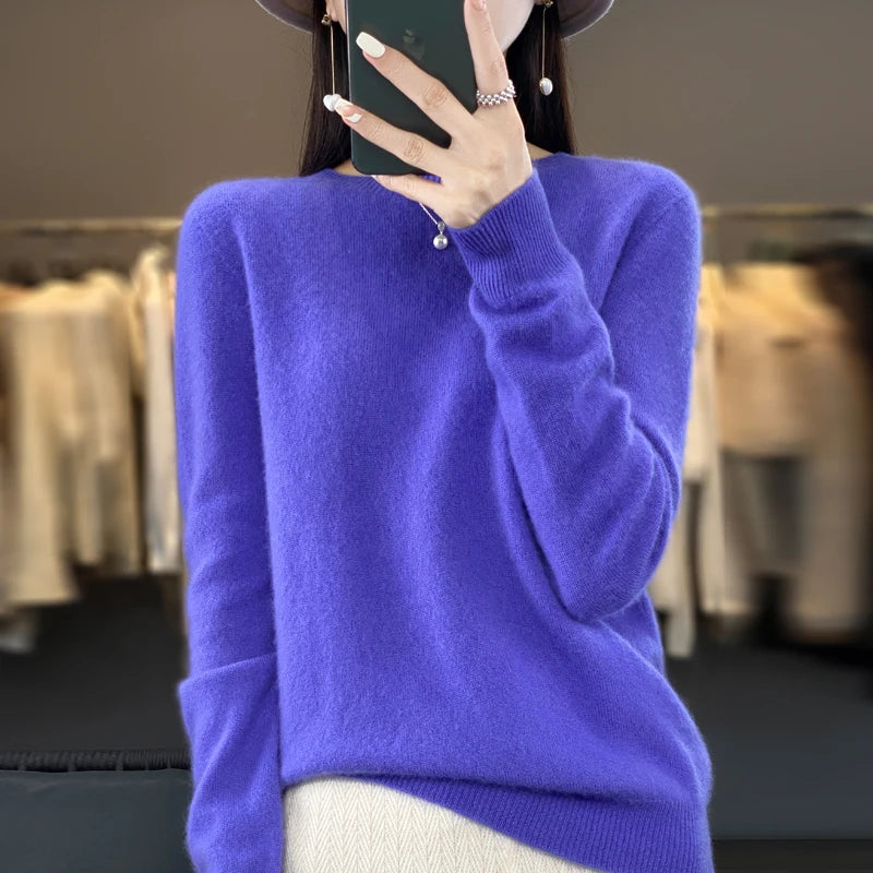 Luxe Women's Cashmere Sweater – Soft Comfort for Every Occasion 16