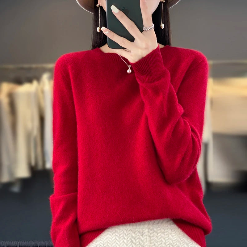 Luxe Women's Cashmere Sweater – Soft Comfort for Every Occasion 17
