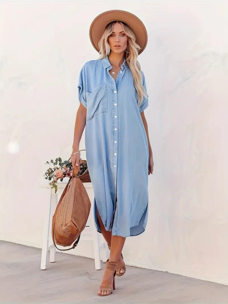 Constanze | Schlichtes Freizeitkleid für Damen