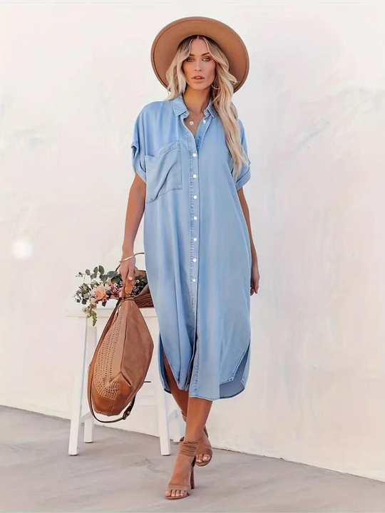 Constanze | Schlichtes Freizeitkleid für Damen