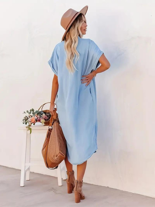 Constanze | Schlichtes Freizeitkleid für Damen