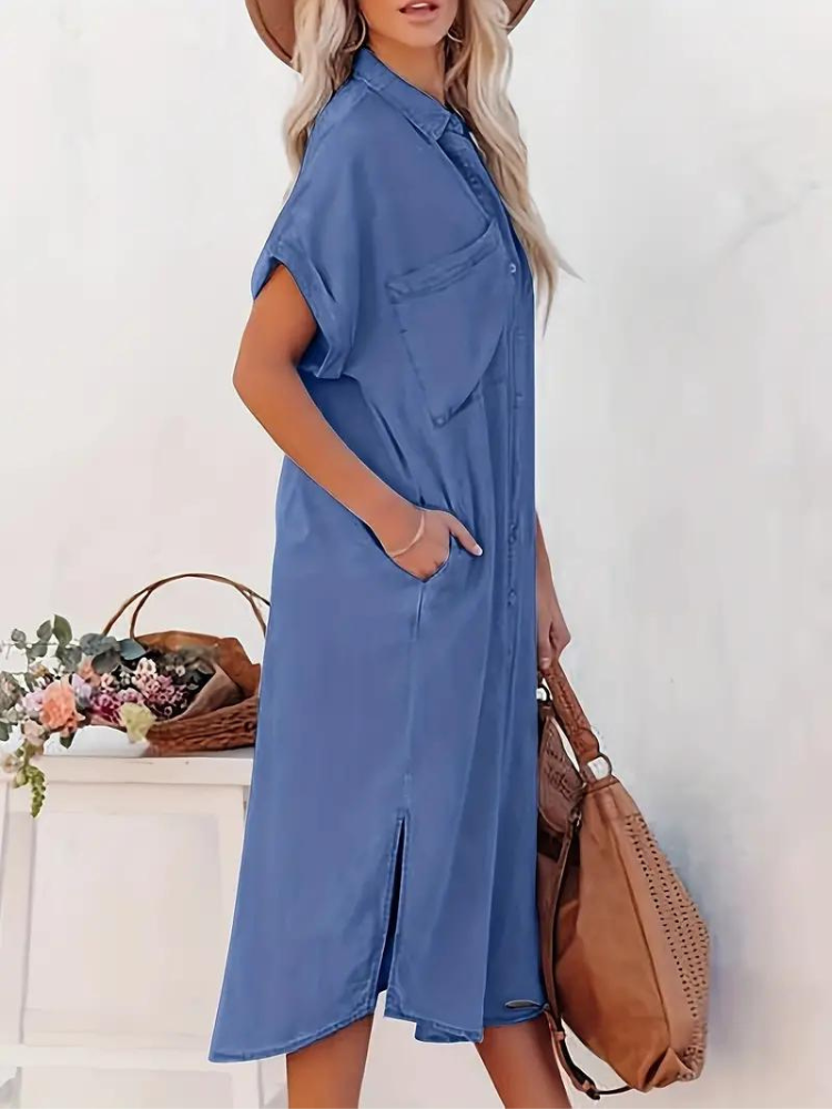 Constanze | Schlichtes Freizeitkleid für Damen