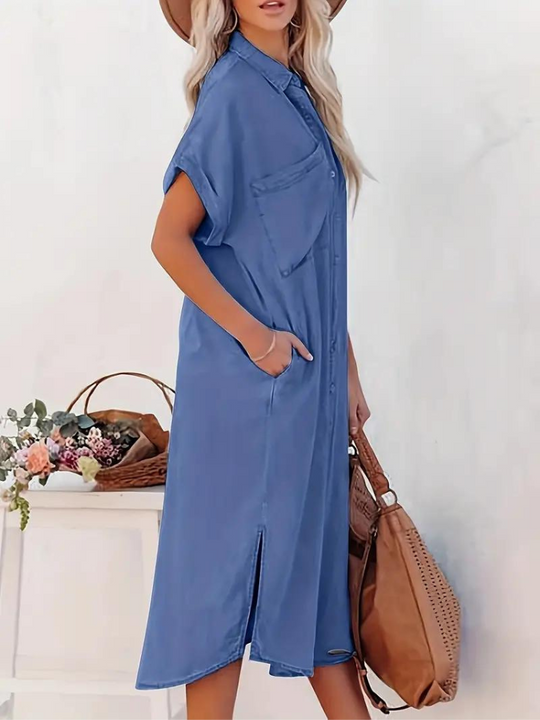 Constanze | Schlichtes Freizeitkleid für Damen