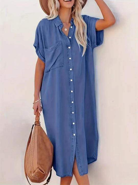 Constanze | Schlichtes Freizeitkleid für Damen