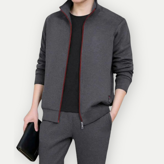Blandinus | Trendiges Zip-Up-Set für Herren